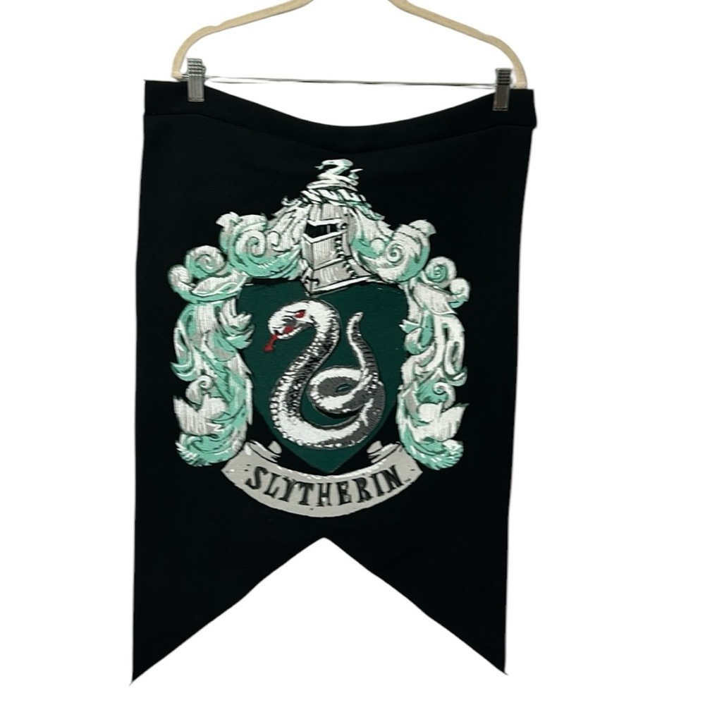 Official Harry Potter SLYTHERIN Banner Fleece Felt Crest